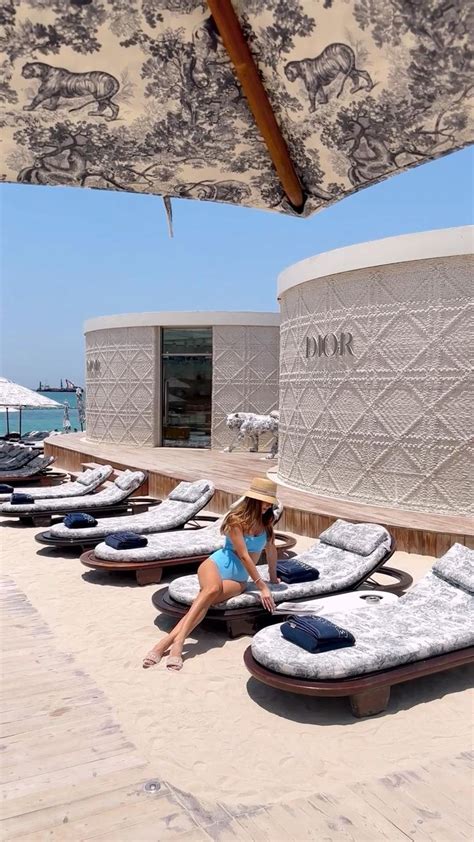 dior beach club dubai|dior nammos dubai.